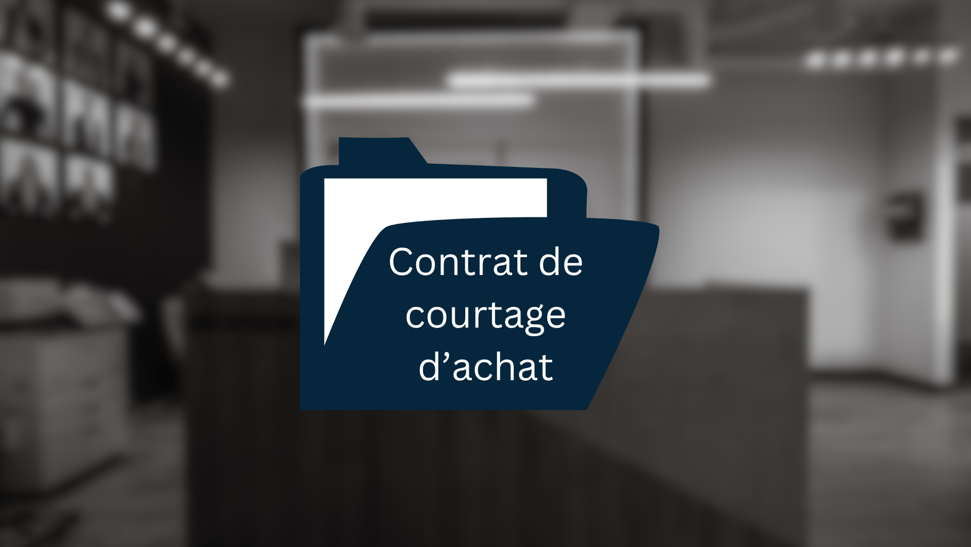 Gestion des contrats de courtage achat dans EzMax